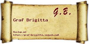 Graf Brigitta névjegykártya